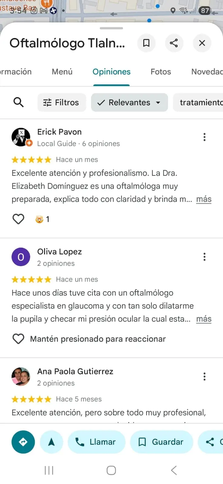testimonios de pacientes