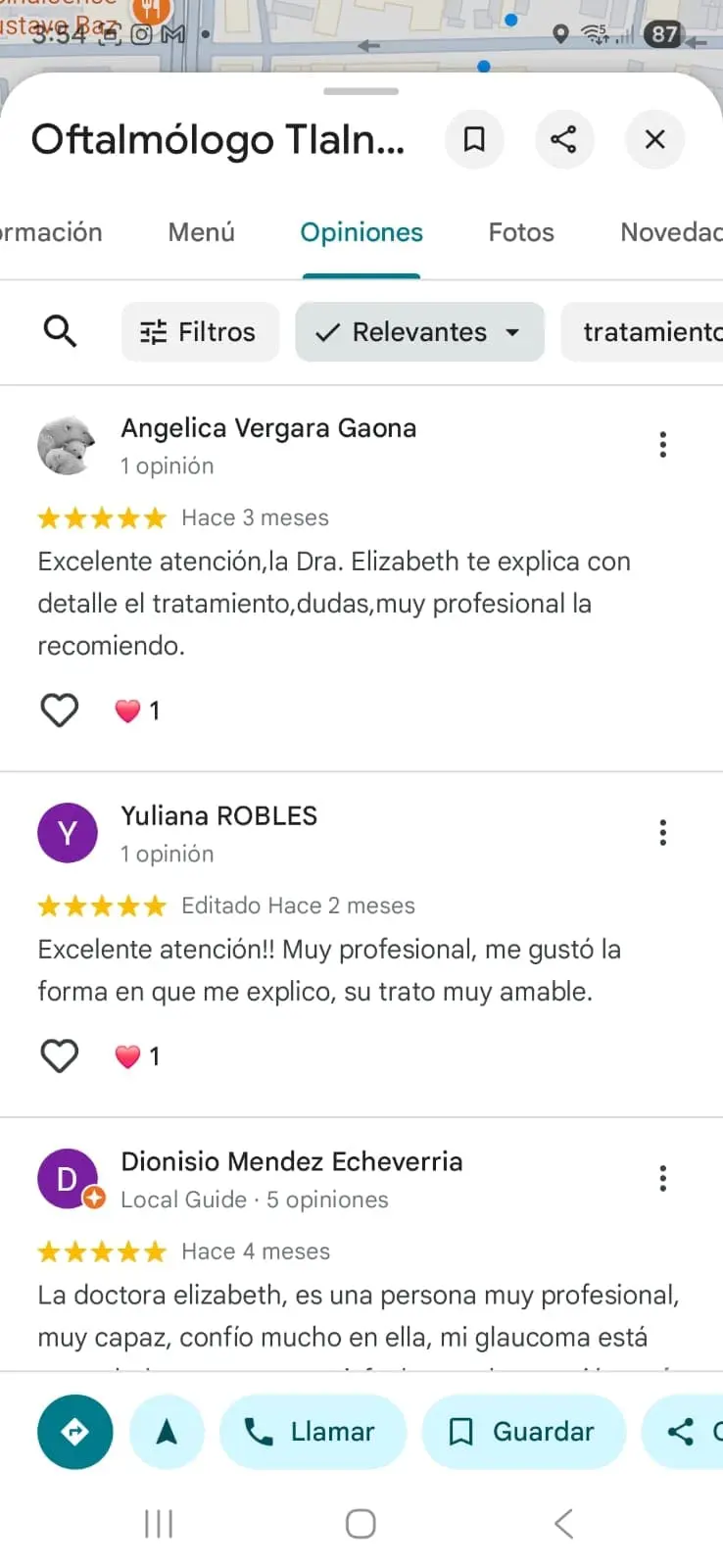 testimonios de pacientes